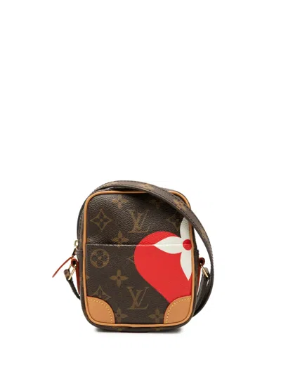 Pre-owned Louis Vuitton 2020 Monogram Game On Paname Pm Crossbody Bag In Brown
