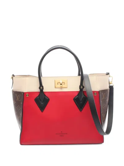 Pre-owned Louis Vuitton 2020 Monogram Leather Handbag In Red