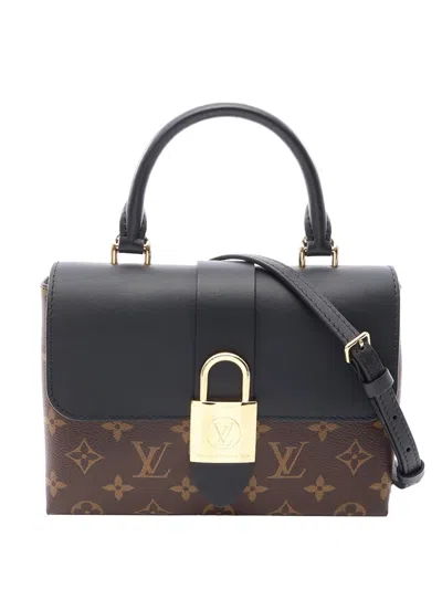 Pre-owned Louis Vuitton 2020 Monogram Locky Bb Satchel In Brown