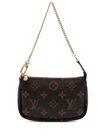 Pre-owned Louis Vuitton 2020 Monogram Mini Pochette Accessoires Handbag