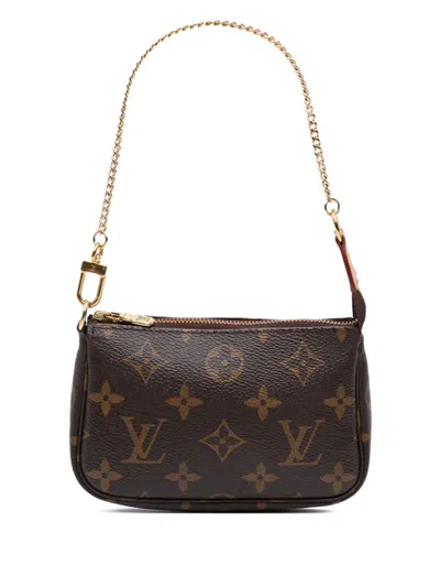 Pre-owned Louis Vuitton 2020 Monogram Mini Pochette Accessoires Handbag