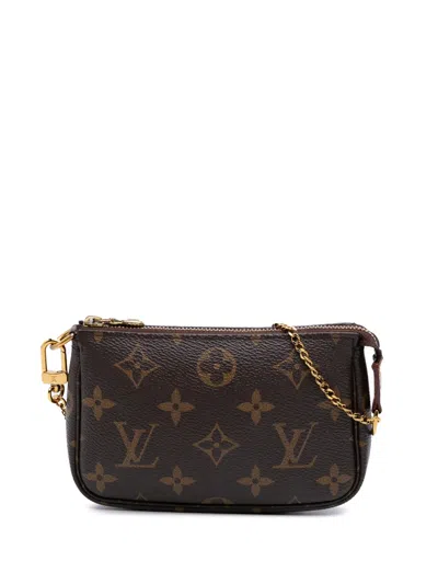 Pre-owned Louis Vuitton 2020 Monogram Mini Pochette Accessoires Handbag