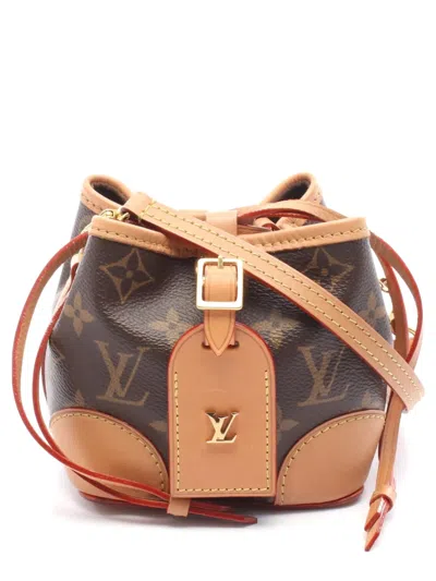 Pre-owned Louis Vuitton 2020 Monogram Noe Purse Bucket Bag In Brown