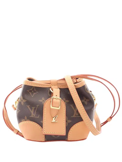 Pre-owned Louis Vuitton 2020 Monogram Noe Purse Bucket Bag In Brown