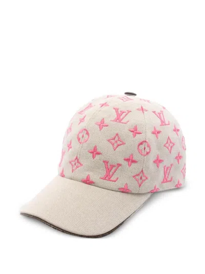 Pre-owned Louis Vuitton 2020 Monogram-pattern Baseball Cap In Neutral