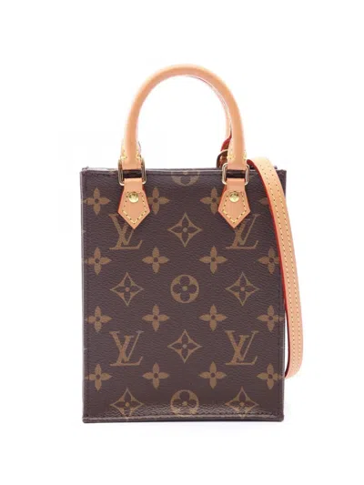 Louis Vuitton 2020 Monogram Petite Sac Plat Tote Bag In Brown