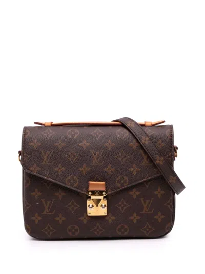 Pre-owned Louis Vuitton 2020 Monogram Pochette Metis Satchel