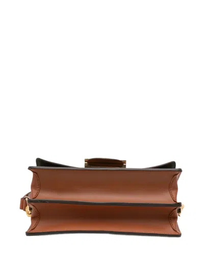 Pre-owned Louis Vuitton 2020 Monogram Reverse Dauphine Mm Satchel In Brown