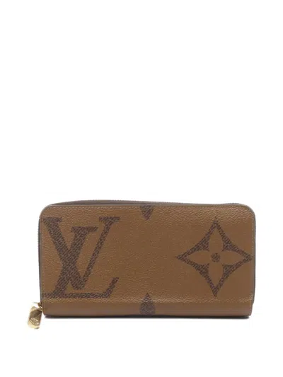 Pre-owned Louis Vuitton 2020 Monogram Reverse Round Zipper Wallet