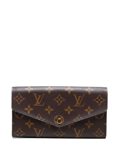 Pre-owned Louis Vuitton 2020 Monogram Sara Bi-fold Wallet