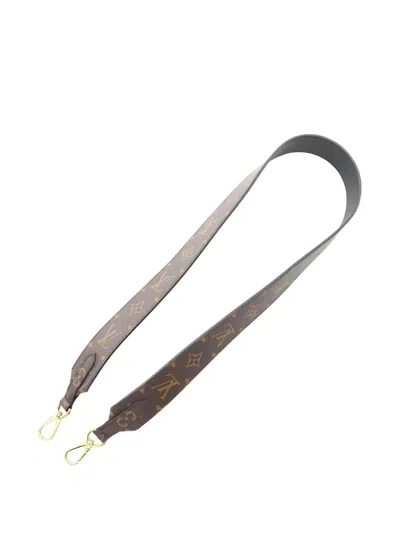 Pre-owned Louis Vuitton 2020 Monogram Shoulder Strap In Brown