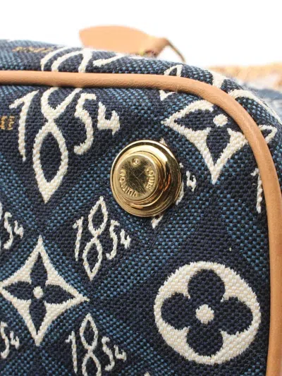Pre-owned Louis Vuitton 2020 Monogram Since 1854 Case Pm Vanity Bag In Blue