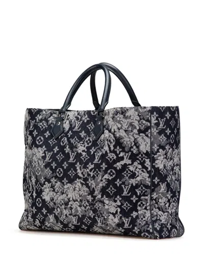 Pre-owned Louis Vuitton 2020 Monogram Tapestry Grand Sac Tote Bag