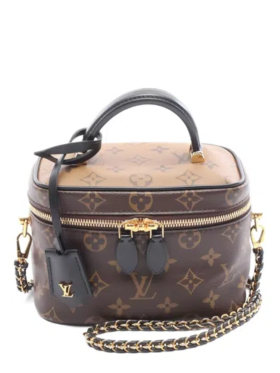 Pre-owned Louis Vuitton 2020 Monogram Vanity Tote Bag In Brown