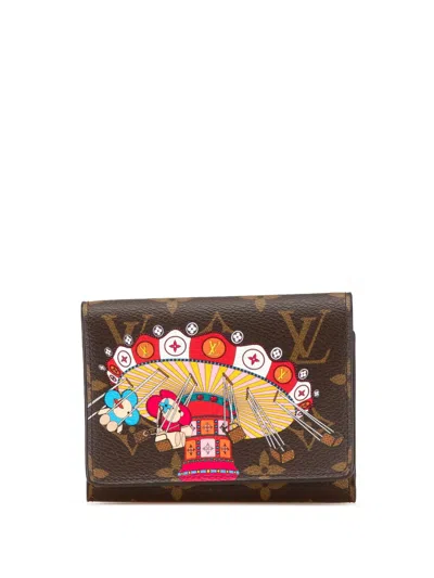 Pre-owned Louis Vuitton 2020 Monogram Victorine Vivienne Wallet Small Wallets In Multicolour