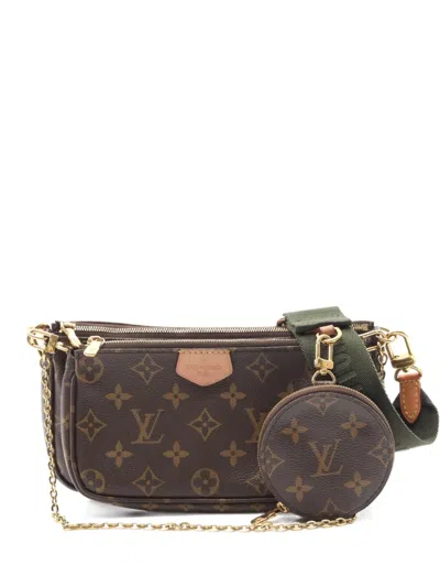 Pre-owned Louis Vuitton 2020 Multi Pochette Accessoires Shoulder Bag In Brown