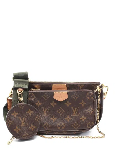 Pre-owned Louis Vuitton 2020 Multi Pochette Shoulder Bag In Brown