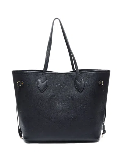 Pre-owned Louis Vuitton 2020 Neverfull Mm Tote Bag In Black