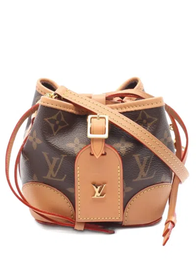 Pre-owned Louis Vuitton 2020 Noe Perth Shoulder Bag In Brown