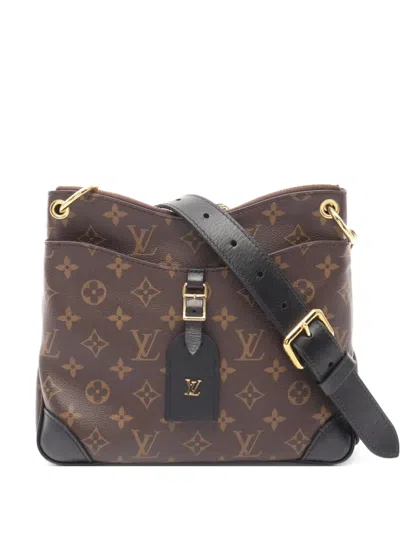Pre-owned Louis Vuitton 2020 Odeon Nm Pm Shoulder Bag In Brown
