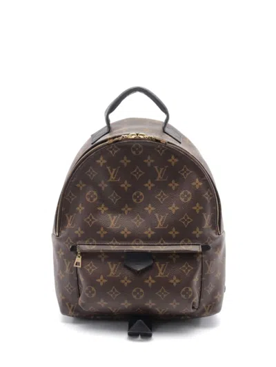 Pre-owned Louis Vuitton 2020 Palm Springs Backpack In Brown