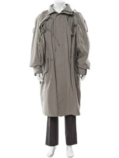 Pre-owned Louis Vuitton 2020 Parka In Gray