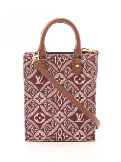 Pre-owned Louis Vuitton 2020 Petite Sac Plat Handbag In 红色