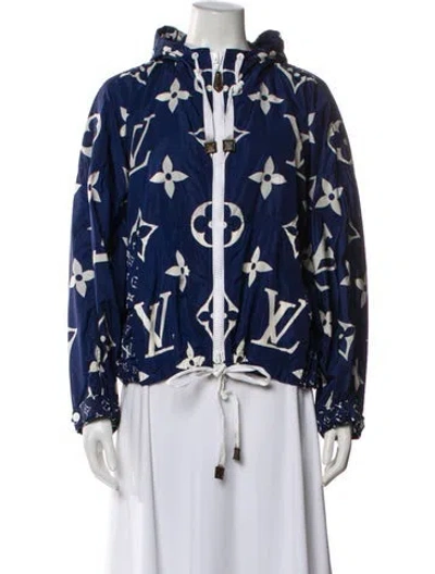Pre-owned Louis Vuitton 2020 Printed Jacket In Blue