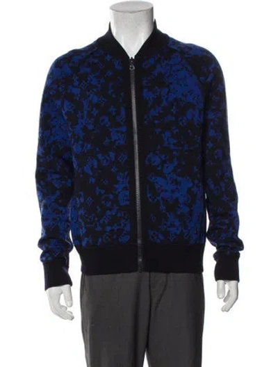 Pre-owned Louis Vuitton 2020 'reversible' Bomber Jacket W/ Tags In Blue