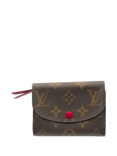Pre-owned Louis Vuitton 2020 Rosalie Wallet In Brown