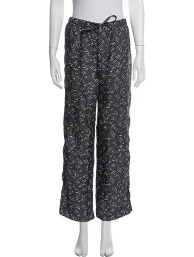 Pre-owned Louis Vuitton 2020 Silk Sweatpants In Grey