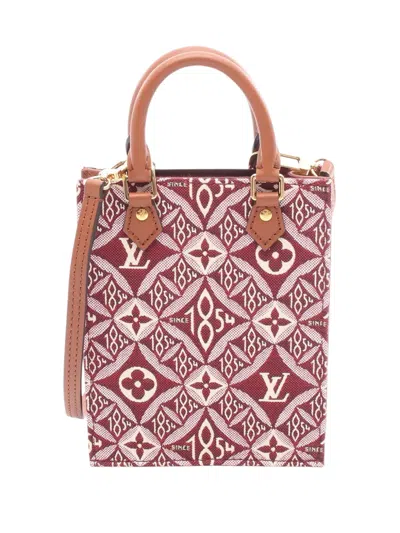 Pre-owned Louis Vuitton 2020 Since 1854 Petit Sac Plat Satchel In Red
