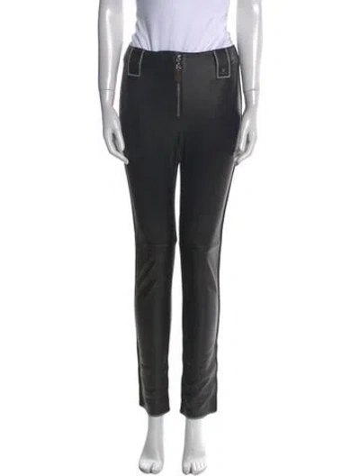Pre-owned Louis Vuitton 2020 Skinny Leg Pants In Black