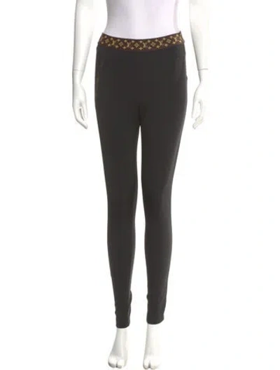 Pre-owned Louis Vuitton 2020 Skinny Leg Pants In Black