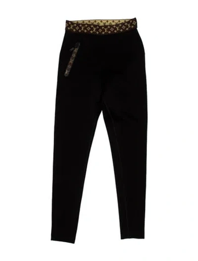 Pre-owned Louis Vuitton 2020 Skinny Leg Pants In Black