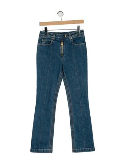 Pre-owned Louis Vuitton 2020 Straight Leg Jeans In Blue