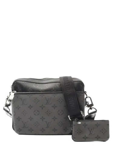Pre-owned Louis Vuitton 2020 Trio Messenger Bag In Black