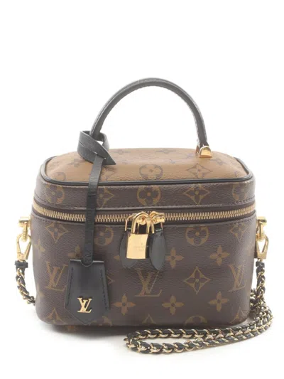 Pre-owned Louis Vuitton 2020 Vanity Nv Pm Cross Body Bag In Brown