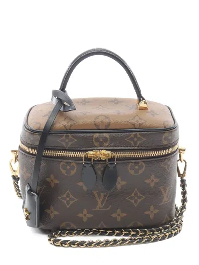 Pre-owned Louis Vuitton 2020 Vanity Nv Pm Handbag In Brown