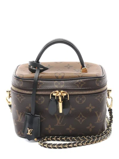 Pre-owned Louis Vuitton 2020 Vanity Pm Two-way Handbag In Brown