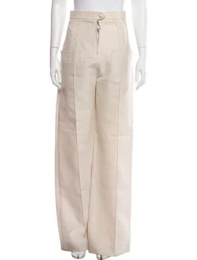 Pre-owned Louis Vuitton 2020 Wide Leg Pants In Neutral