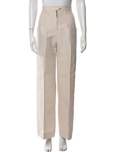 Pre-owned Louis Vuitton 2020 Wide Leg Pants In Neutrals