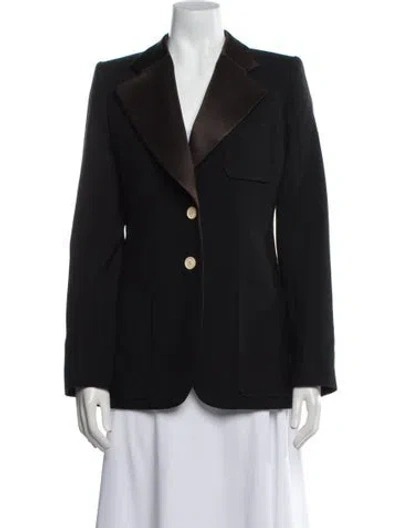Pre-owned Louis Vuitton 2020 Wool Blazer In Black