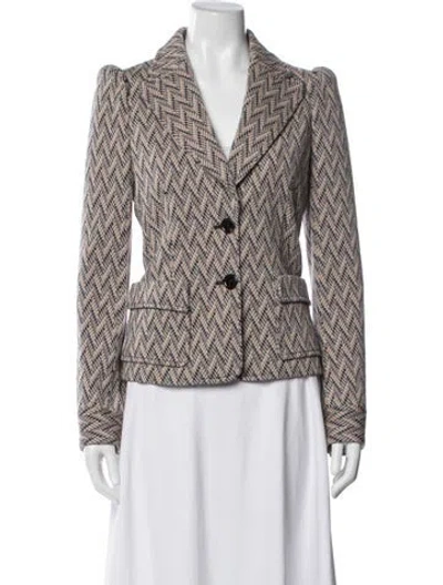 Pre-owned Louis Vuitton 2020 Wool Blazer In Neutrals