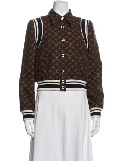 Pre-owned Louis Vuitton 2020 Wool Bomber Jacket In Multicolor