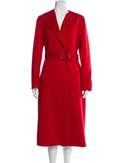 Pre-owned Louis Vuitton 2020 Wool Coat W/ Tags In Red
