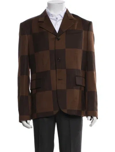 Pre-owned Louis Vuitton 2020 X Nigo Jacket W/ Tags In Brown
