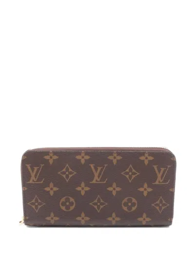 Pre-owned Louis Vuitton 2020 Zippy Wallet In Brown