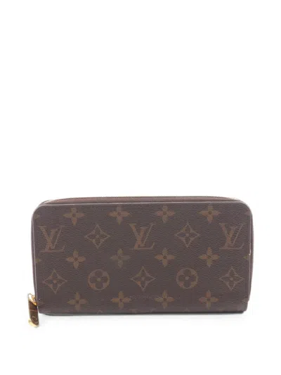 Pre-owned Louis Vuitton 2020 Zippy Wallet In Brown