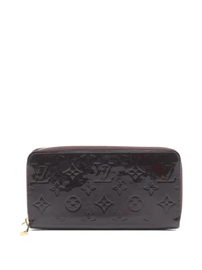 Pre-owned Louis Vuitton 2020 Zippy Wallet In Purple